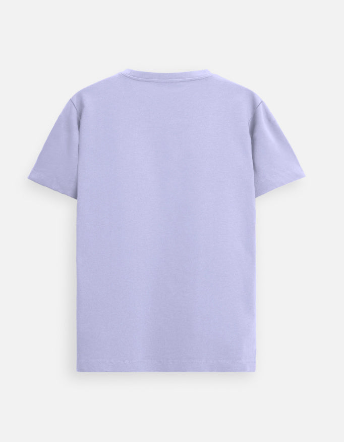 I’m Ok Cat Tee Lavender Back