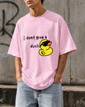Cool Duck Light Baby Pink Unisex Terry Oversized Tee