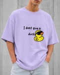 Cool Duck Lavender Unisex Terry Oversized Tee