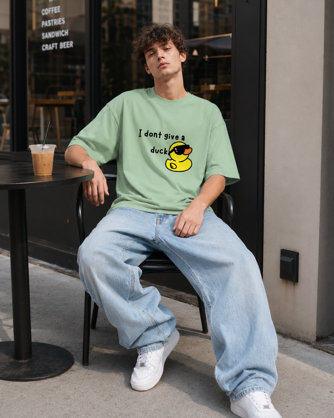 Cool Duck Jade Unisex Terry Oversized Tee