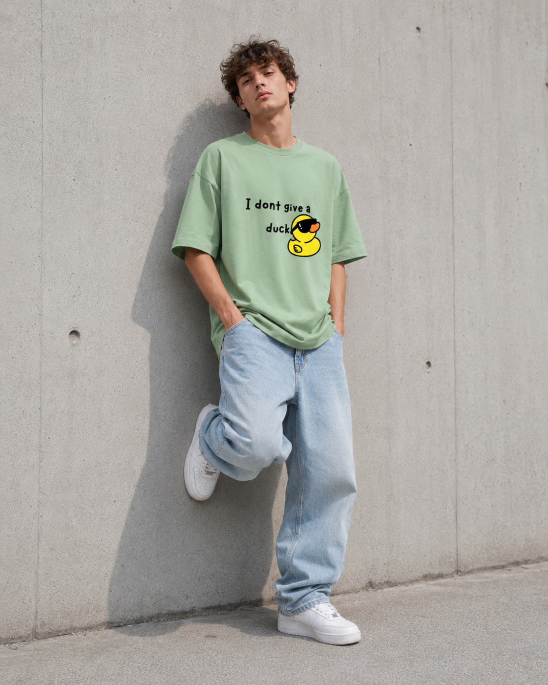 Cool Duck Jade Unisex Terry Oversized Tee