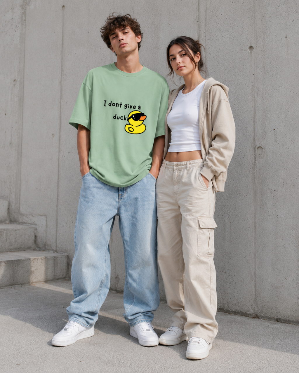 Cool Duck Jade Unisex Terry Oversized Tee