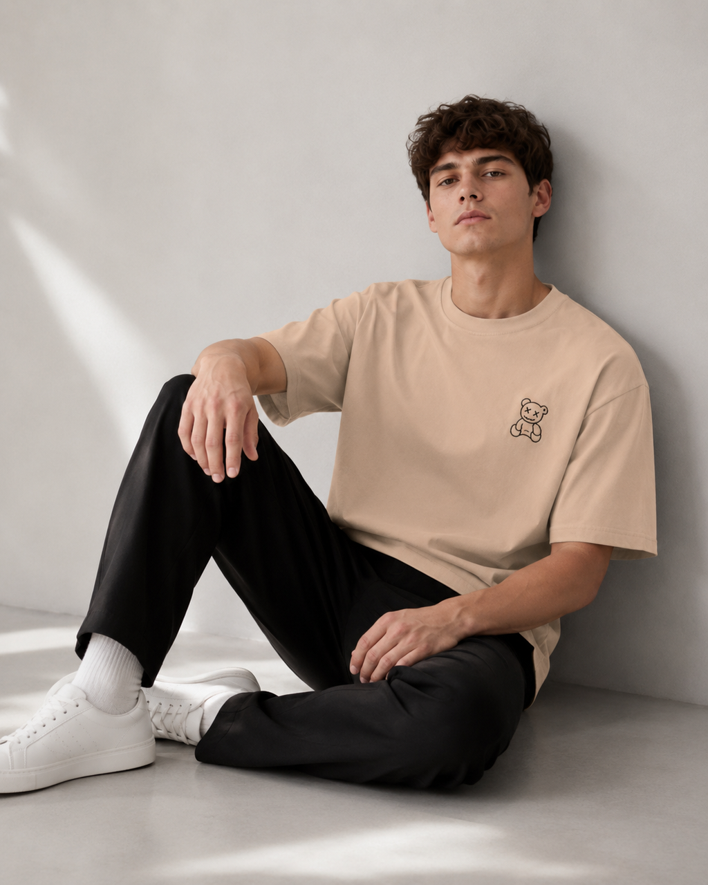 Dead Teddy Tee - Peach
