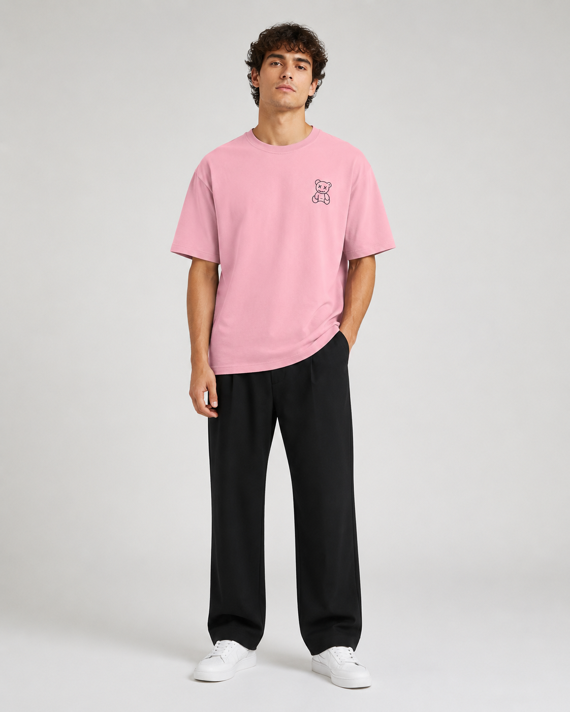 Dead Teddy Tee - Flamingo