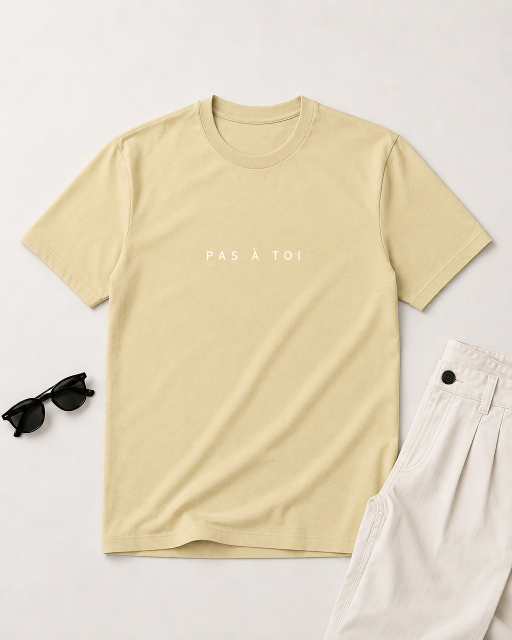 Pas À Toi T-Shirt - Beige