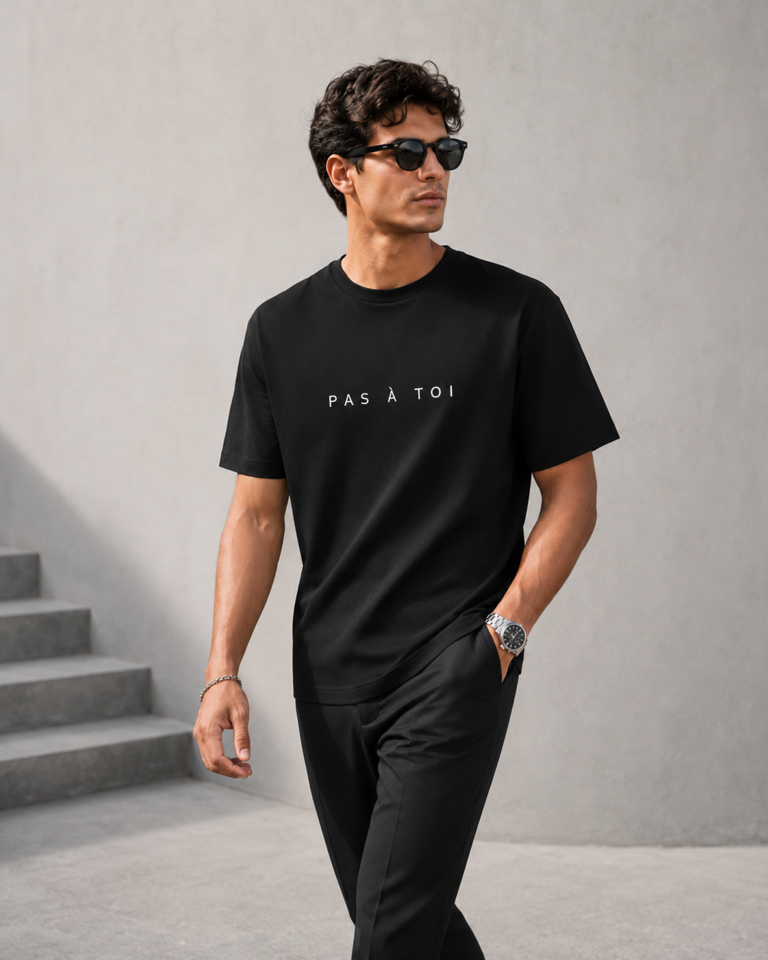 Pas À Toi T-Shirt - Black