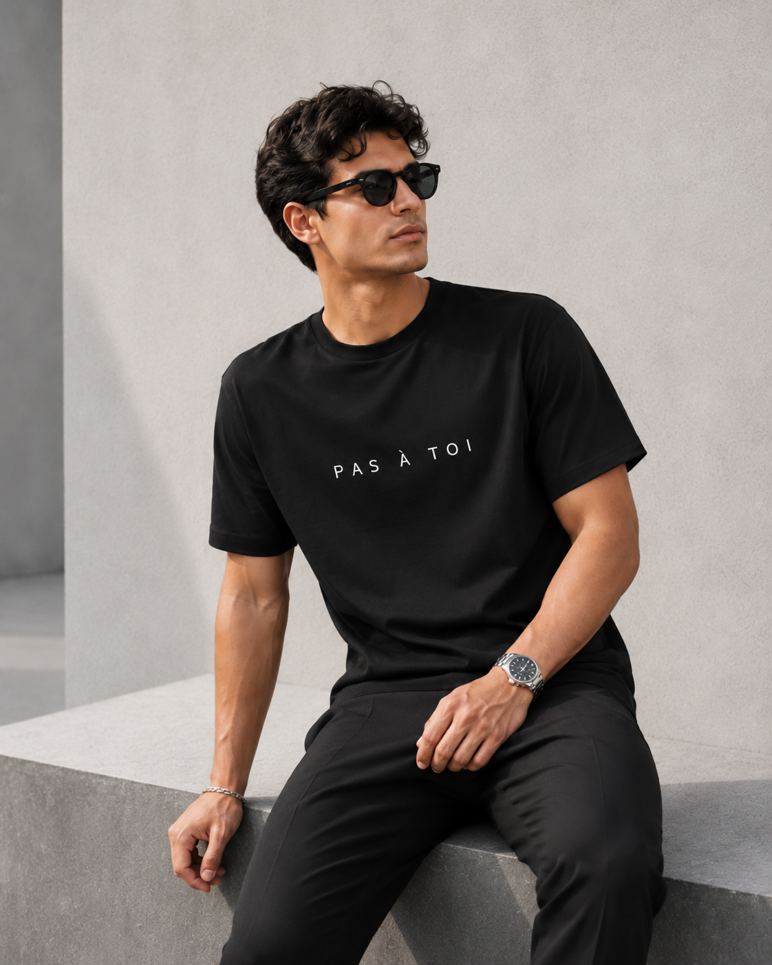 Pas À Toi T-Shirt - Black