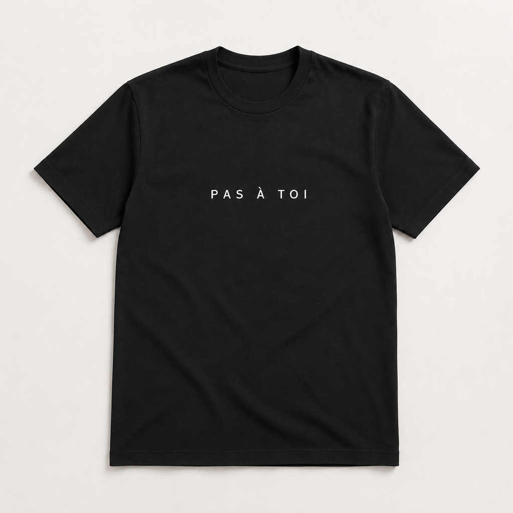Pas À Toi T-Shirt - Black