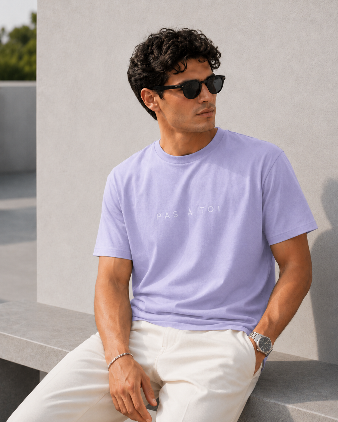 Pas À Toi T-Shirt - Lavender
