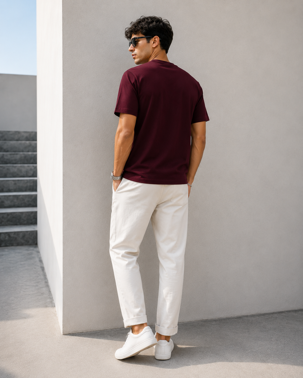 Pas À Toi T-Shirt - Maroon