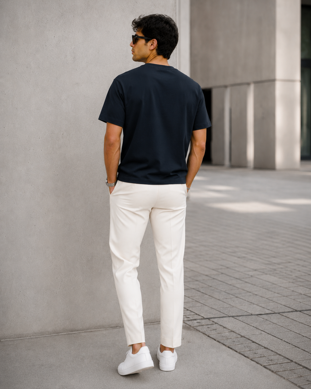 Pas A Toi Navy Blue T-Shirt
