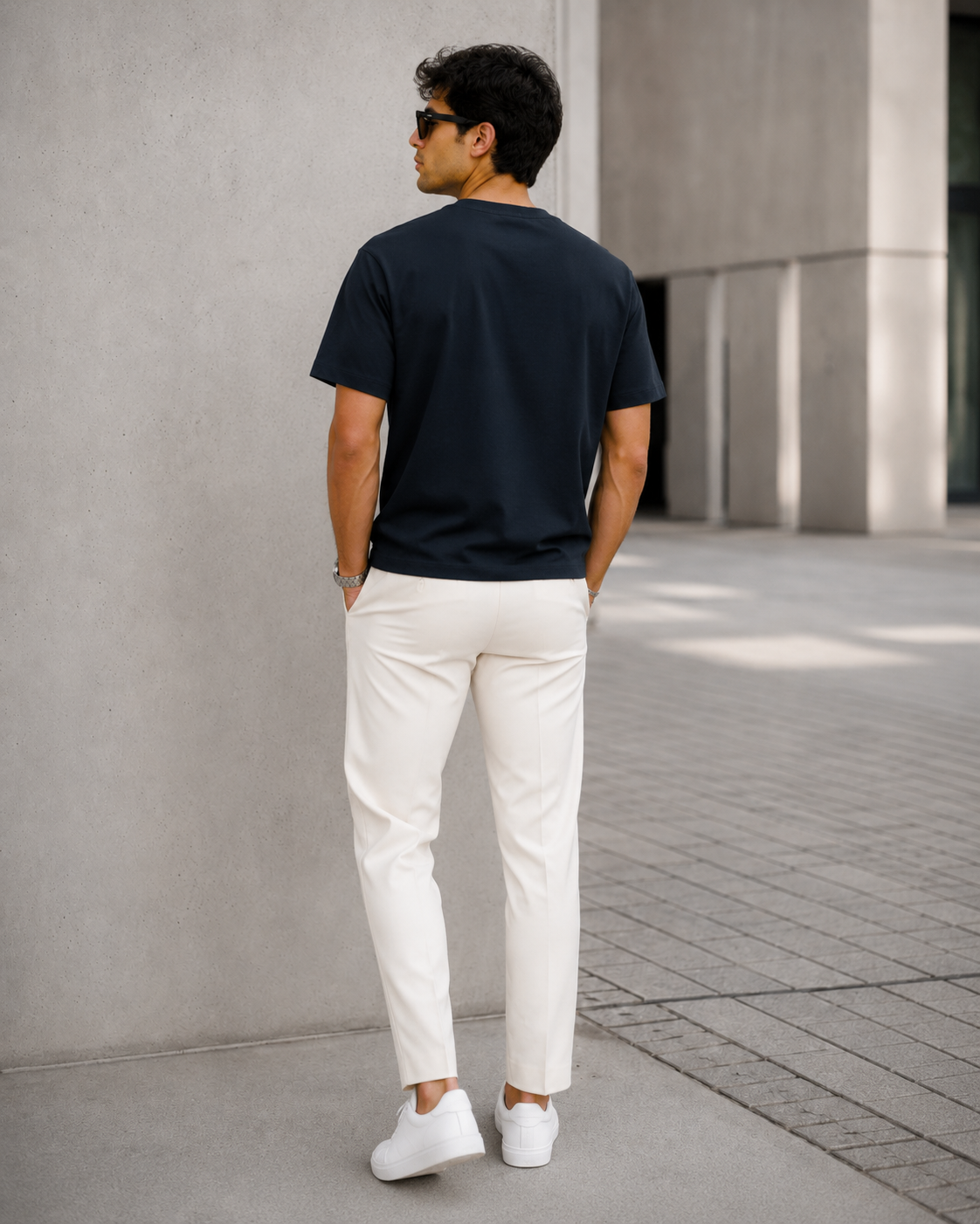 Pas A Toi Navy Blue T-Shirt